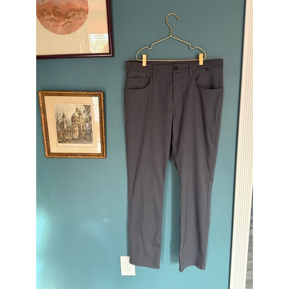 Travis Mathew Charcoal Gray open to close pants 263